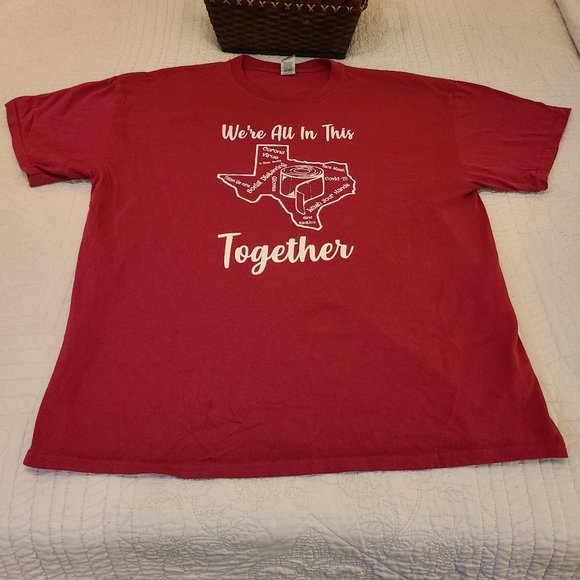 Gildan We’re All In This Together T-Shirt Size XL Color Red - Picture 1 of 5